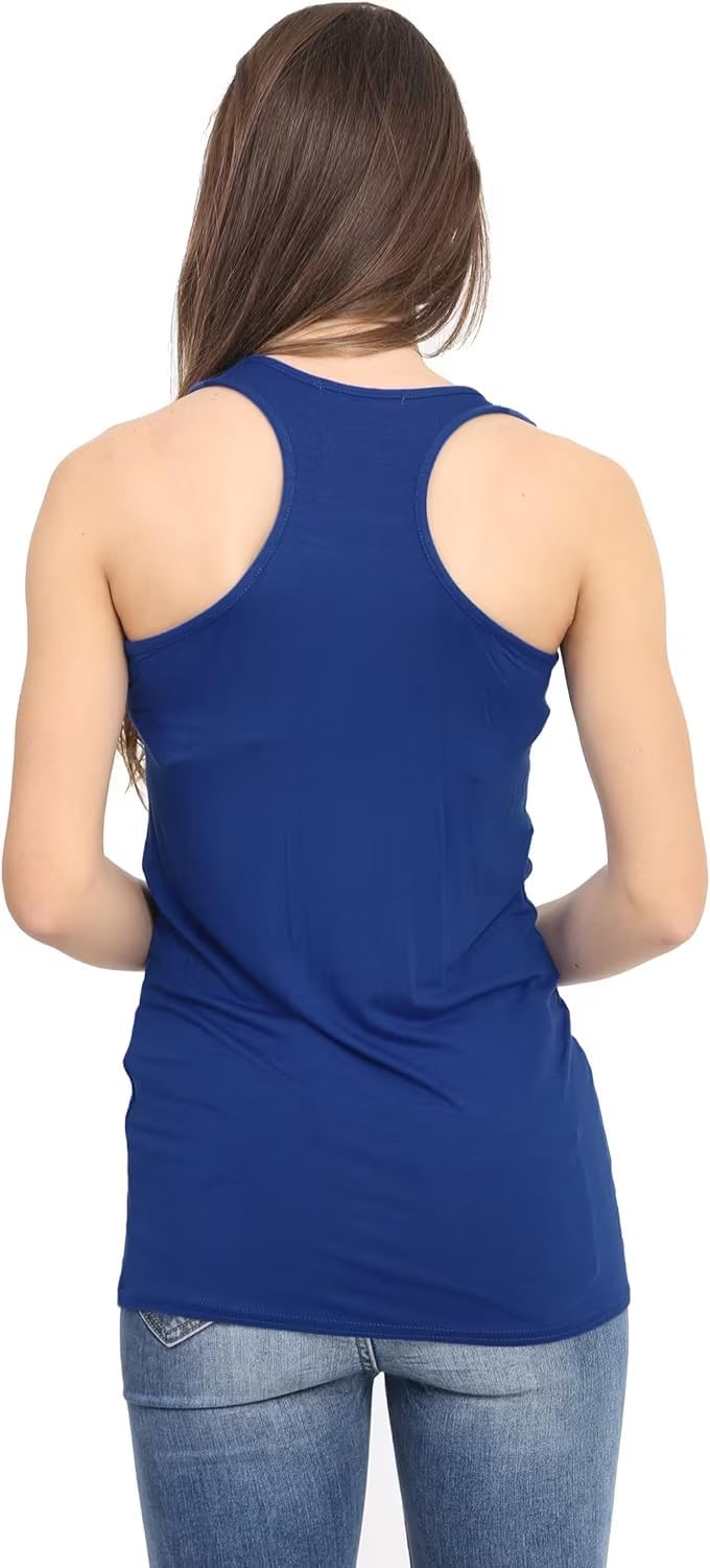 Racer Back Bodycon Vest Top Top WearAll