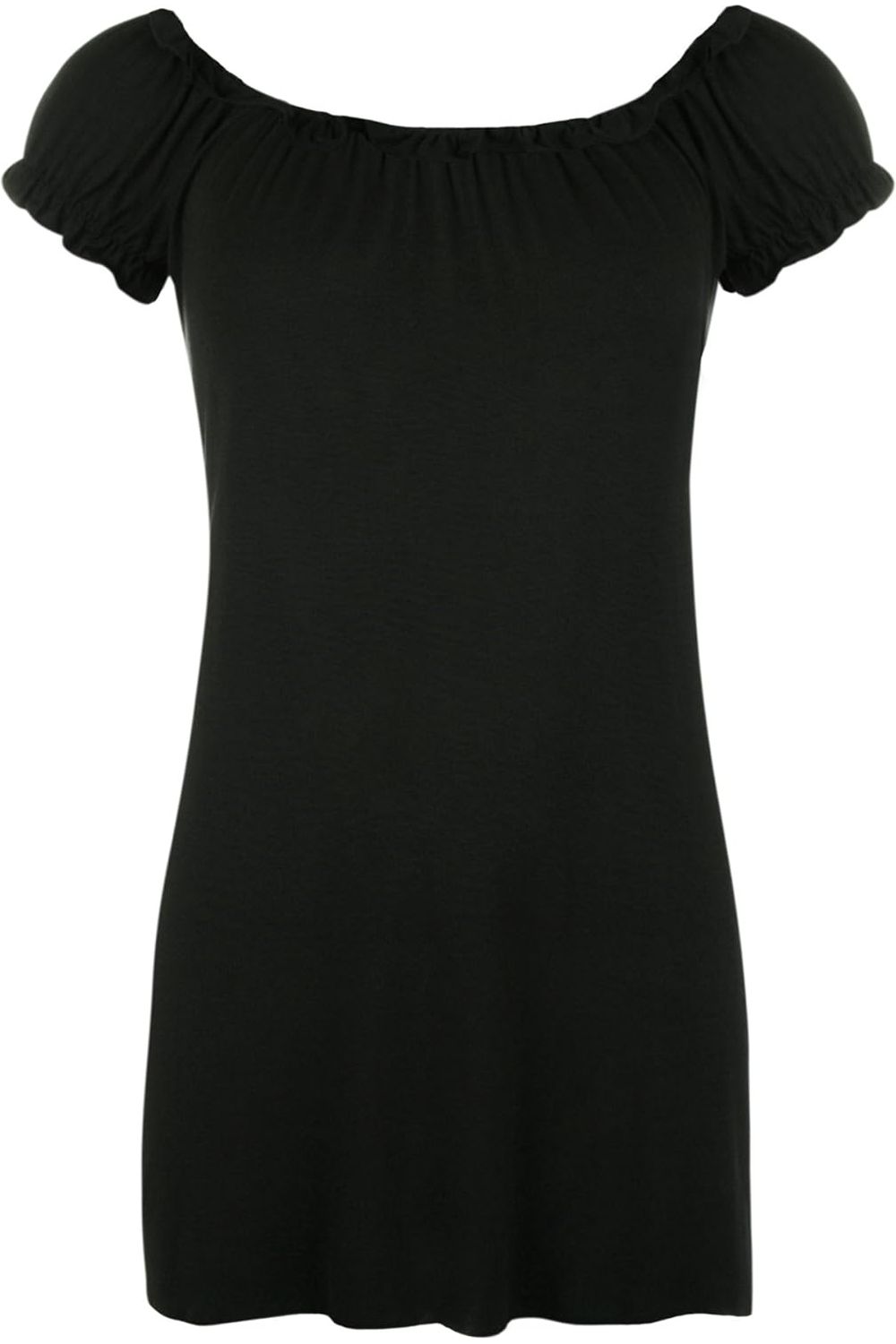 Gypsy Boho Stretch Top Tops WearAll Black 14