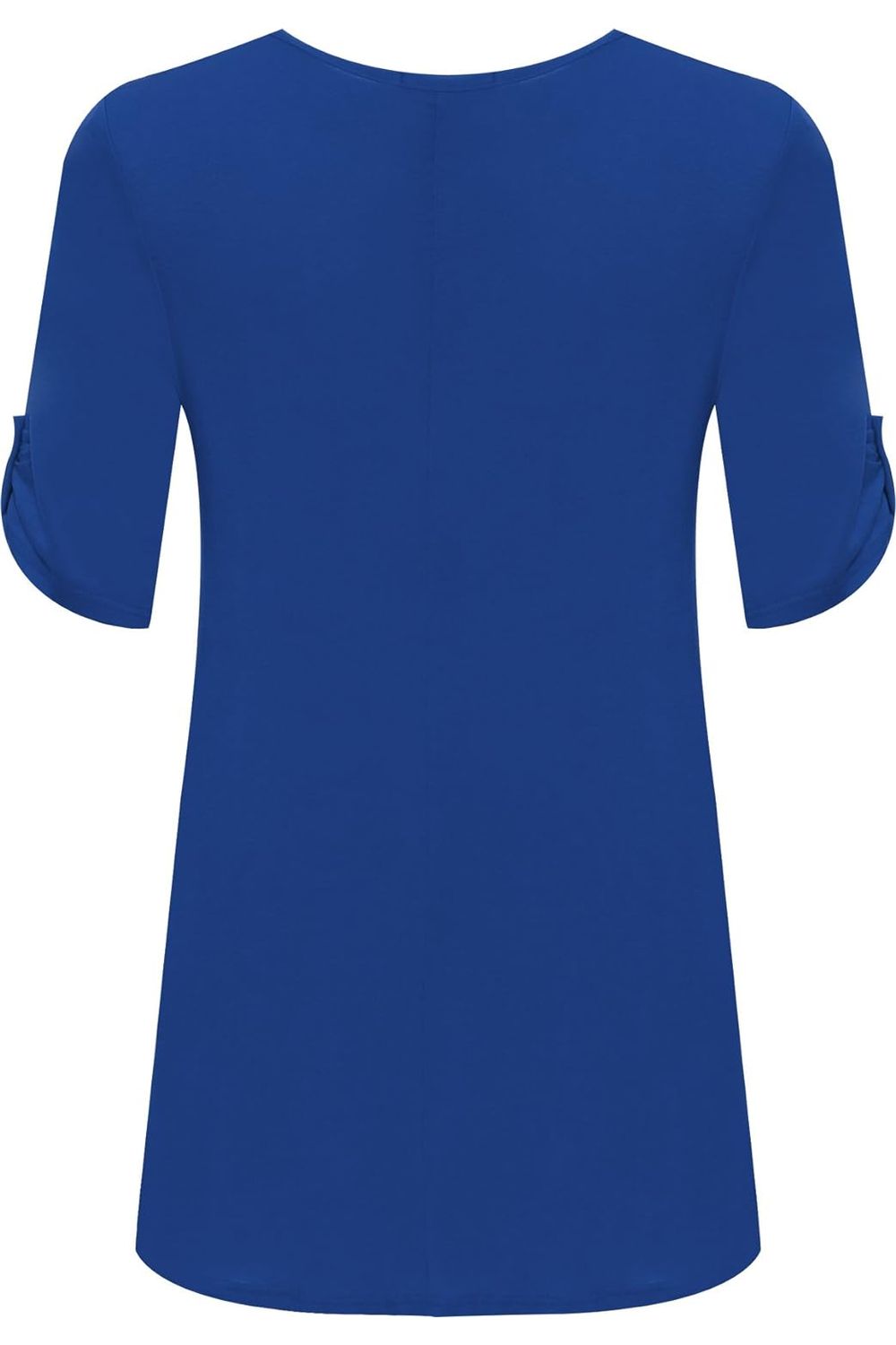 Scoop Neck Flared Ladies Plain Top Tops WearAll