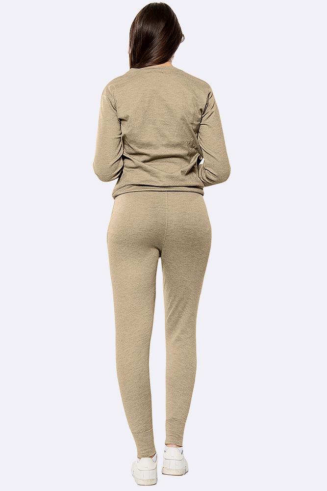 Long Sleeved Plain Lounge Wear Two Piece Loungewear WearAll