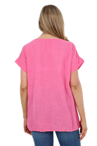 Italian Short Sleeve Necklace Top Tops WearAll