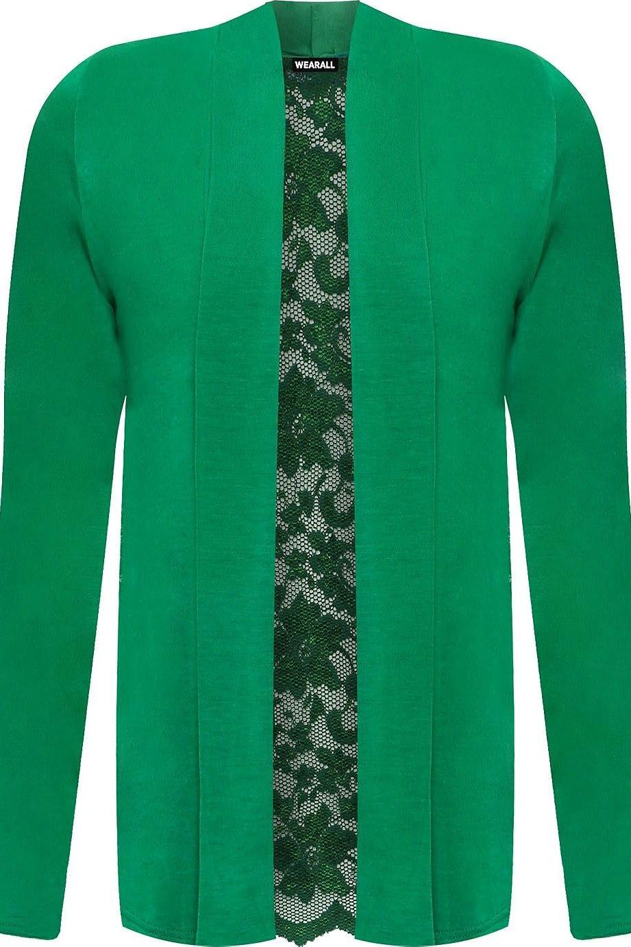 Floral Lace Back Cardigan Open Top cardigan WearAll