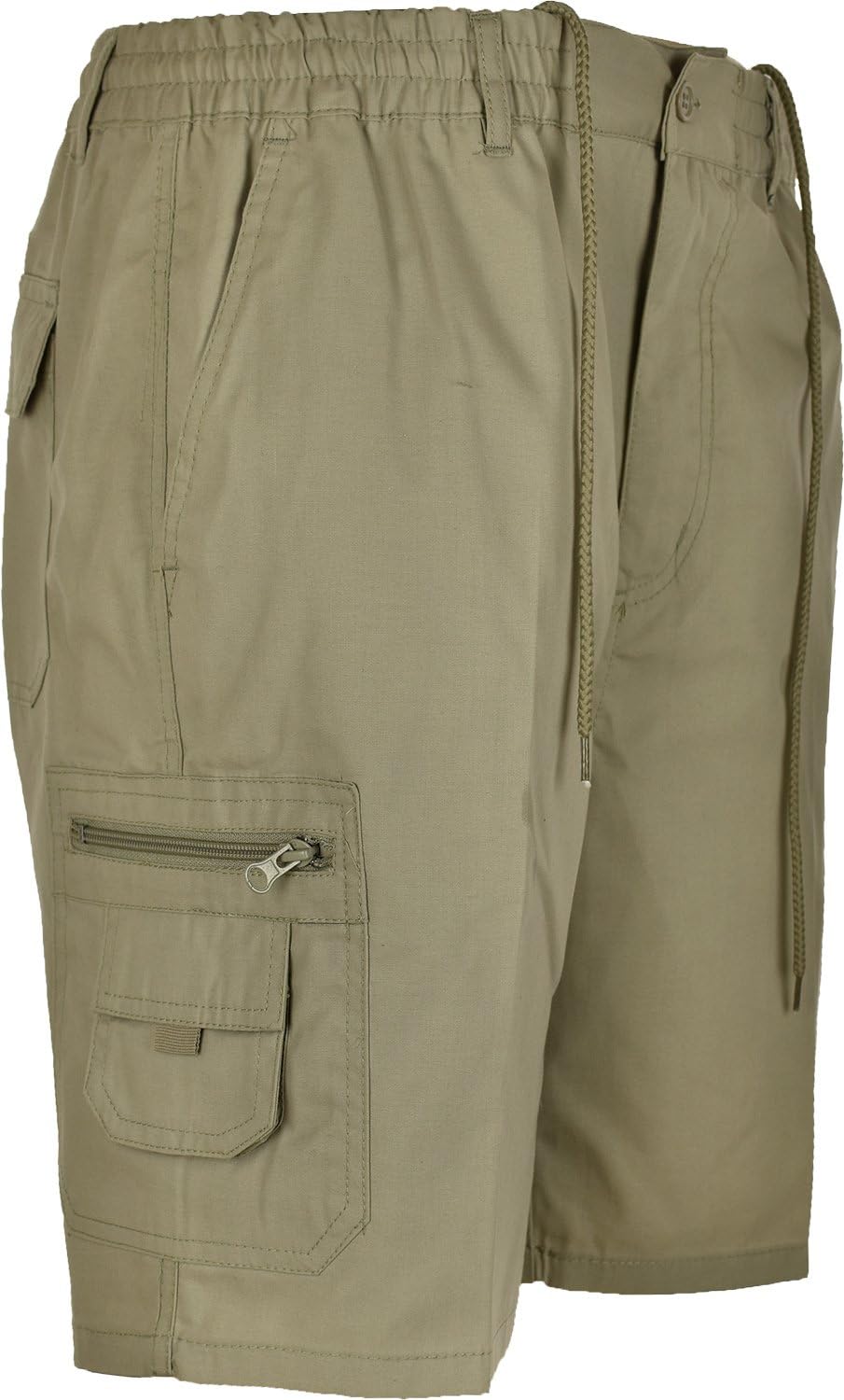 Cargo Summer Shorts Cotton Plain Combat Pants Apparel & Accessories WearAll Stone M