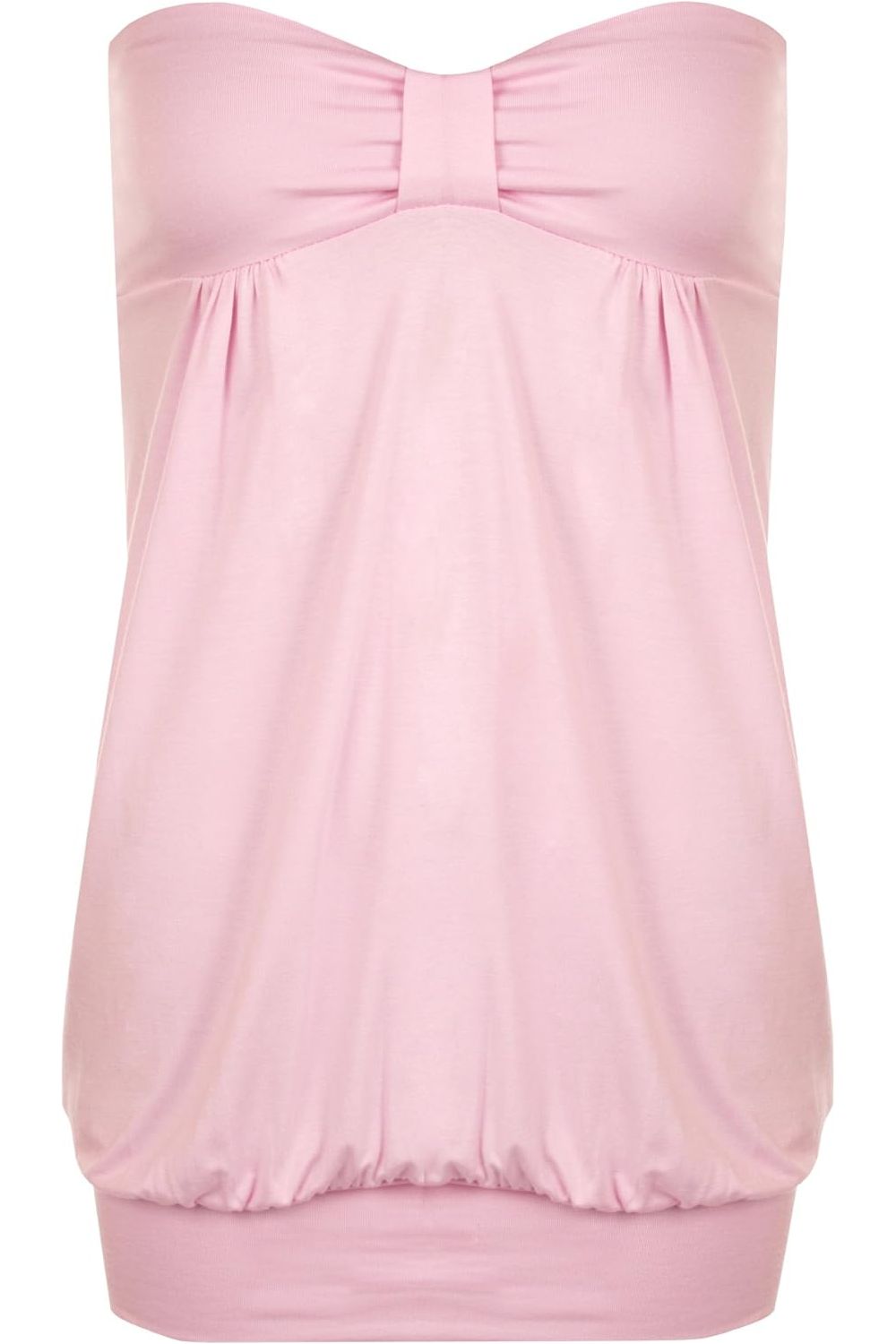 Long Boob Tube Strapless Top Tops WearAll Pink 8-10