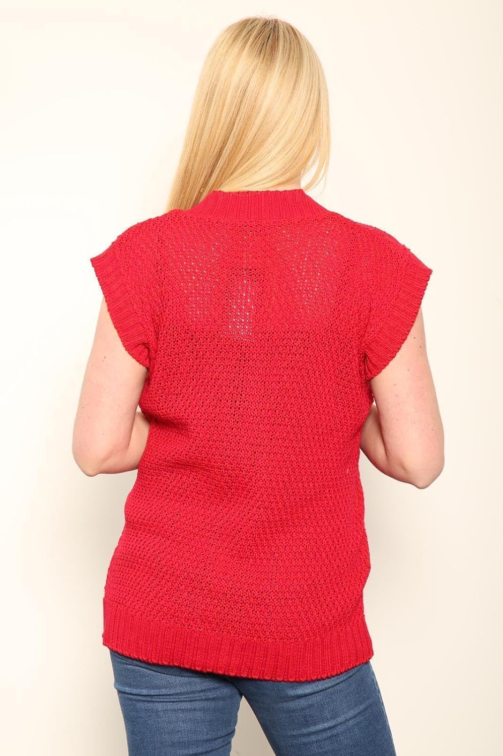 Plus Size Sleeveless Button Cardigan cardigan WearAll