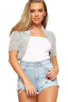 Knitted Crochet Bolero Shrug Apparel & Accessories WearAll