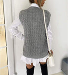 Cable Knit Tank Top Jumper WearAll