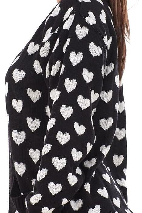 Knitted Cardigan Long Sleeve Open Pocket Knitted Cardigan WearAll