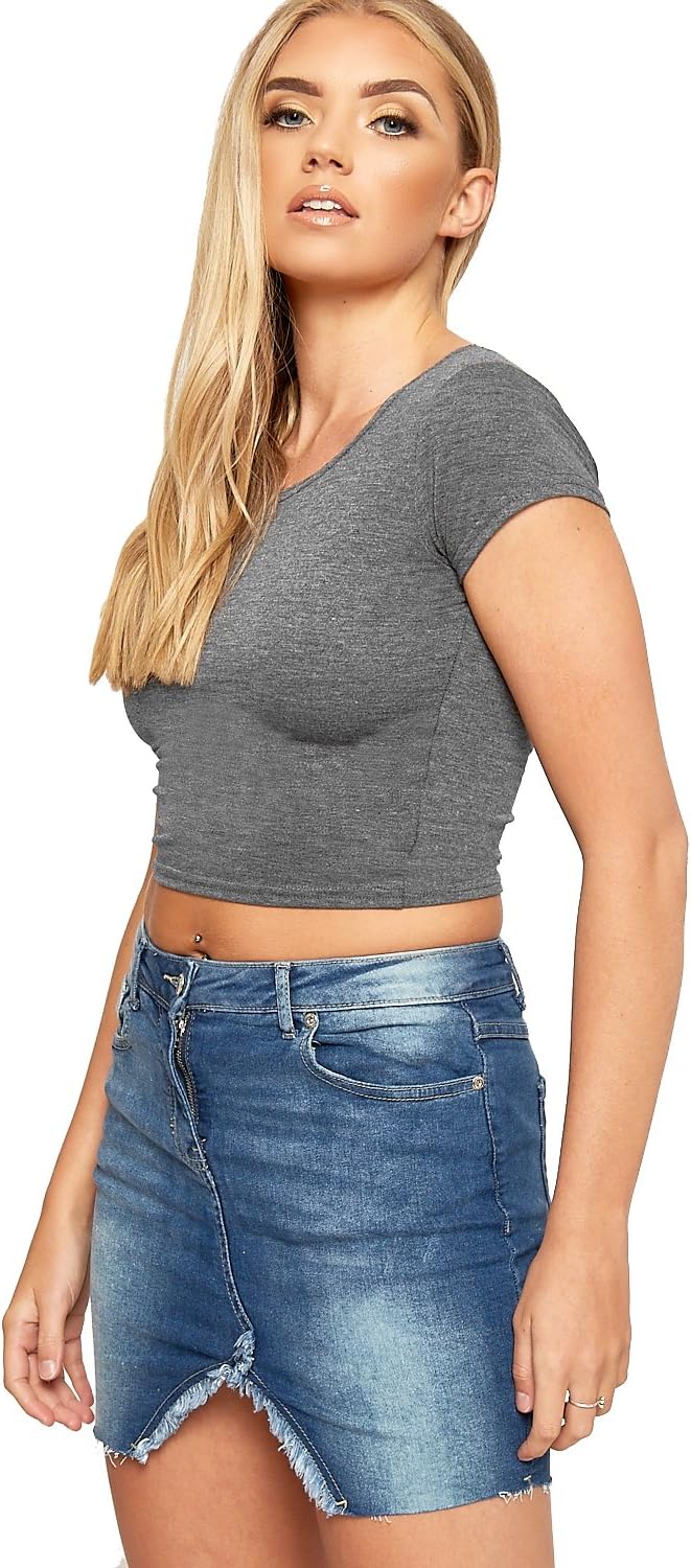 Short Sleeve Crop Top Tops WearAll