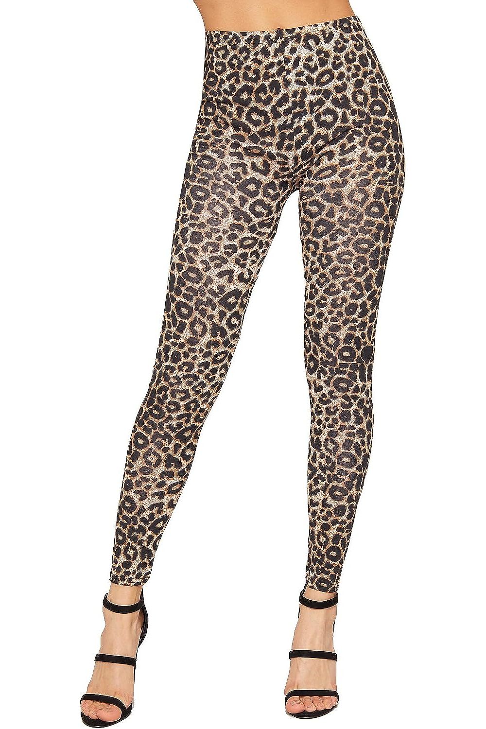 Plus Size Animal Leopard Print Leggings Leggings WearAll