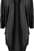 Plus Size Batwing Long Open Cardigan Top Maxi Cardigan WearAll