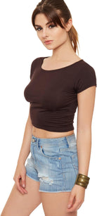 Short Sleeve Crop Top Tops WearAll