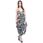 Plus Size Lagenlook Strappy Baggy Harem Jumpsuit 16-22 Jumpsuit WearAll Skull Rose One Size Fits 16-22