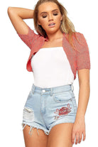 Knitted Crochet Bolero Shrug Apparel & Accessories WearAll