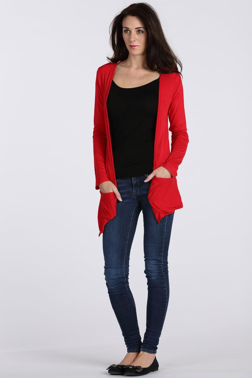 Plus Size Long Sleeve Pocket Cardigan cardigan WearAll