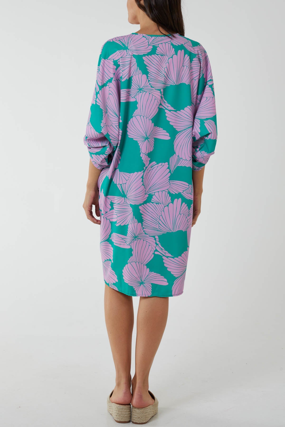 Floral Twisted Front Midi Dress Dress WearAll