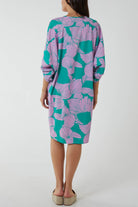 Floral Twisted Front Midi Dress Dress WearAll