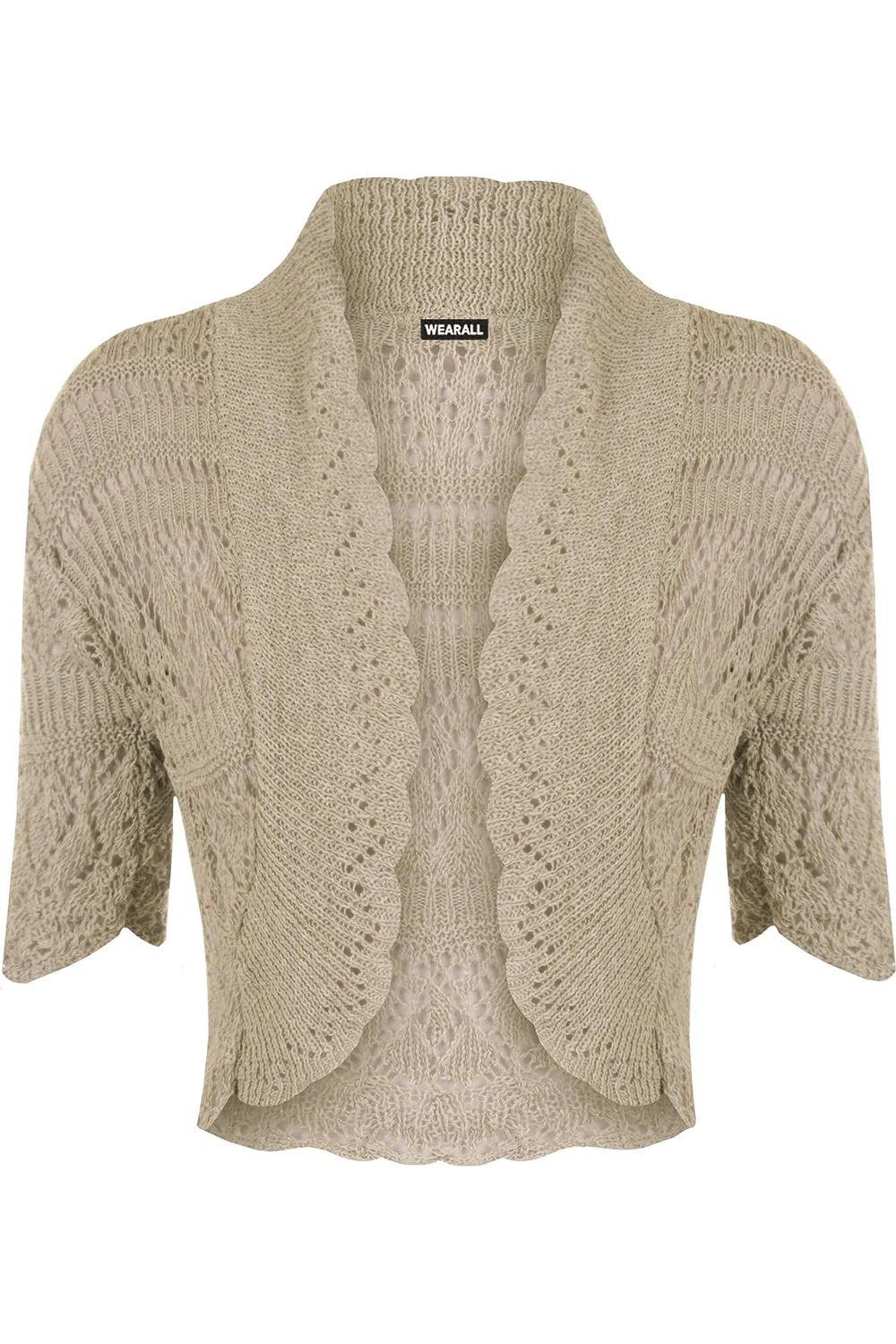 Knitted Crochet Bolero Shrug Apparel & Accessories WearAll