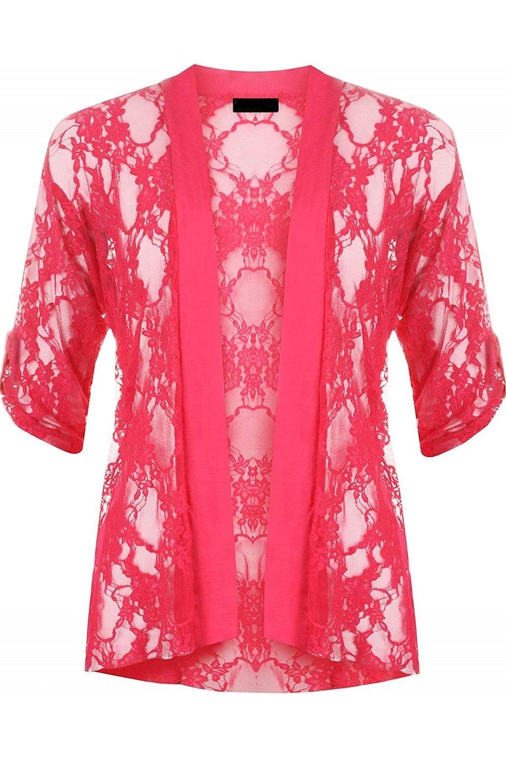 Lace Open Short Cardigan Top cardigan WearAll