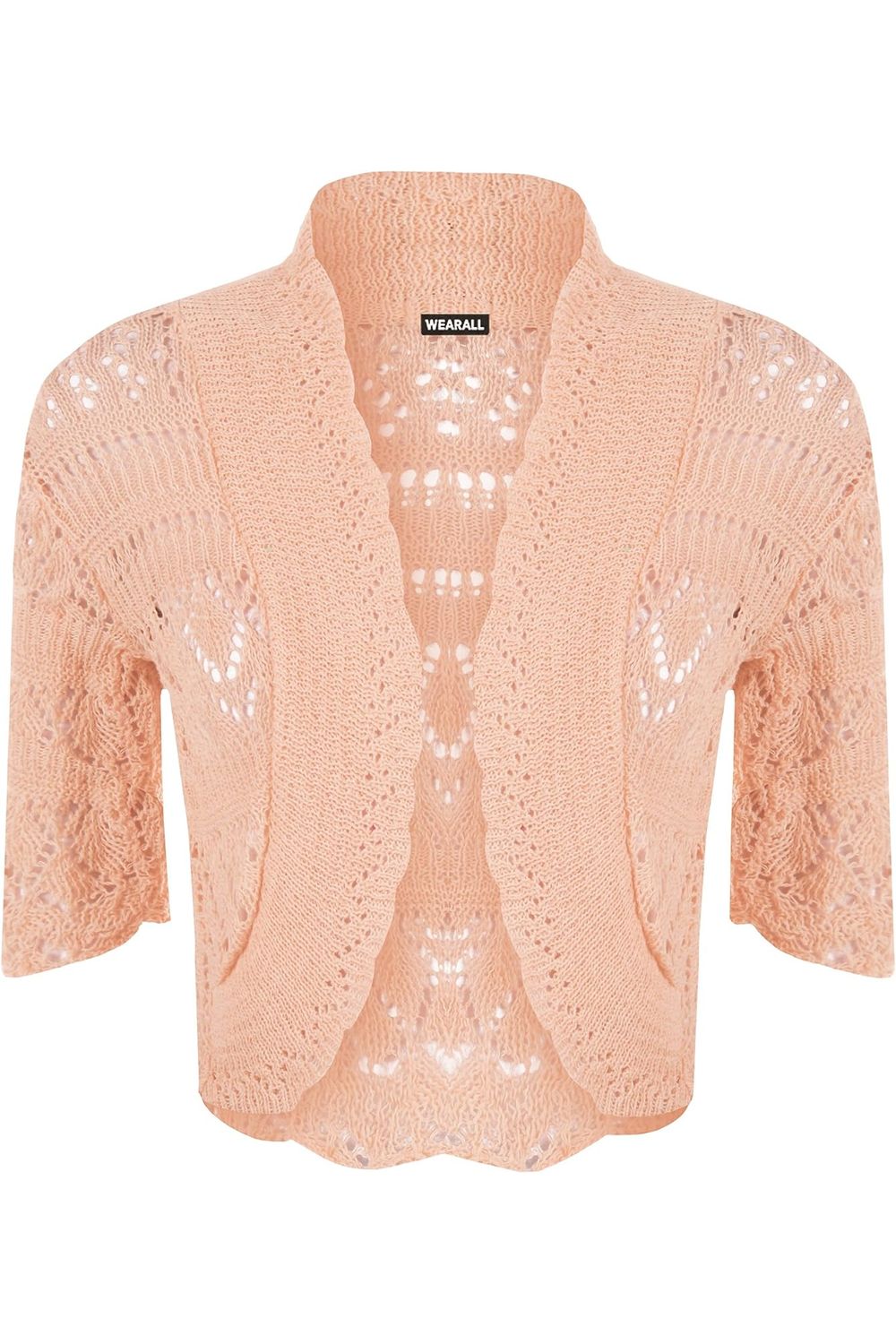 Knitted Crochet Bolero Shrug Apparel & Accessories WearAll