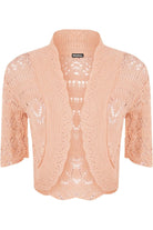 Knitted Crochet Bolero Shrug Apparel & Accessories WearAll