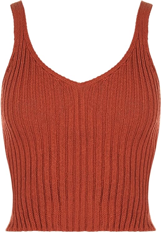 Knitted Bra Vest Top Vests WearAll