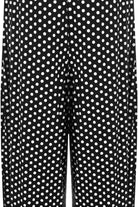 Polka Dot Spot Print Culottes Shorts Culottes WearAll Black 12-14
