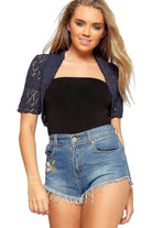 Knitted Crochet Bolero Shrug Apparel & Accessories WearAll