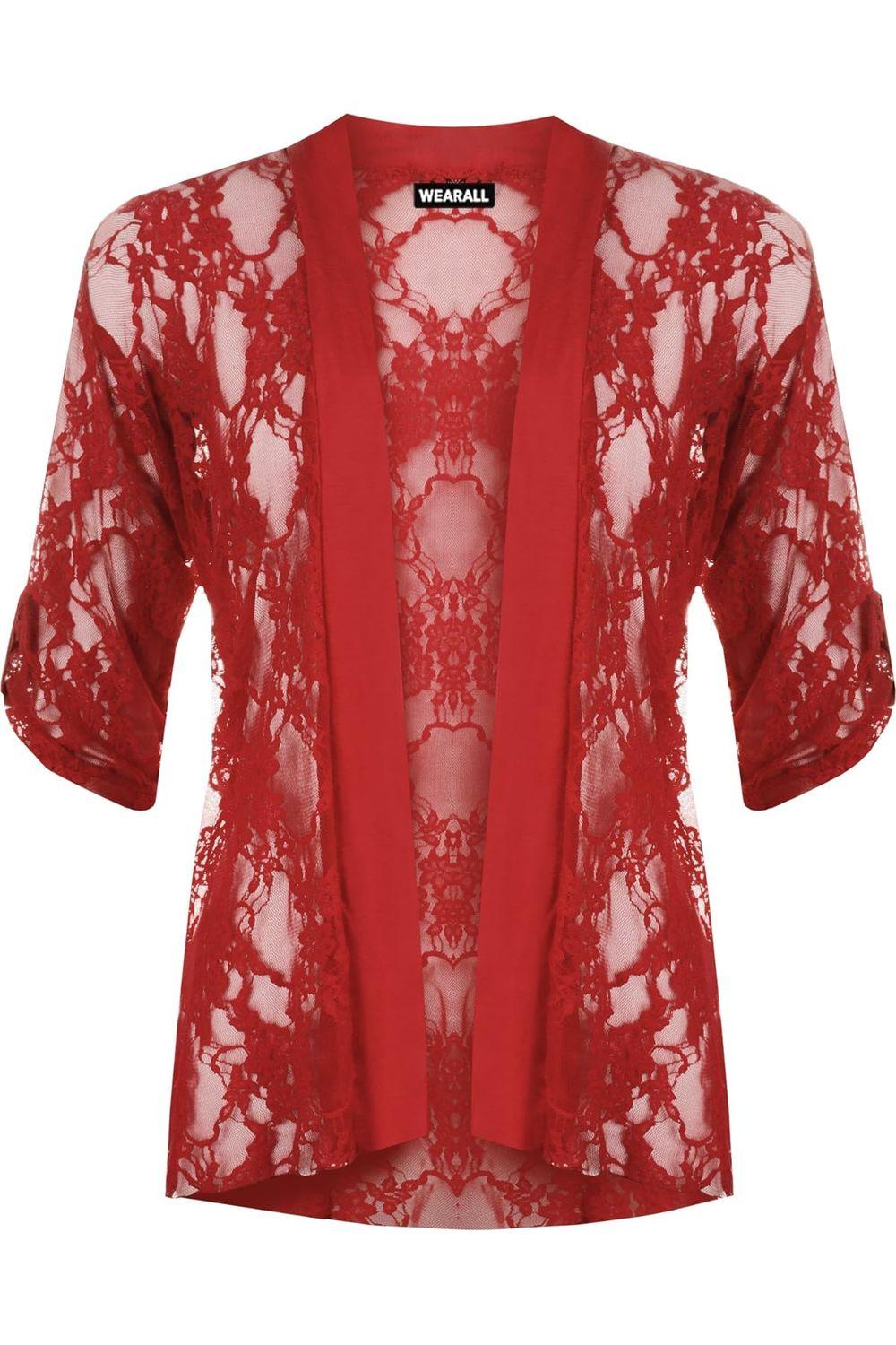 Lace Open Short Cardigan Top cardigan WearAll