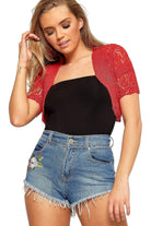 Knitted Crochet Bolero Shrug Apparel & Accessories WearAll