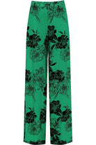 Plus Size Flower Floral Print Wide Leg Palazzo Trouser Palazzo WearAll