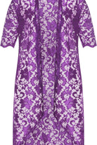 Floral Lace Open Medium Cardigan Maxi Cardigan WearAll