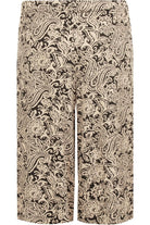 Abstract Paisley Print Culottes Shorts Culottes WearAll Black 12-14