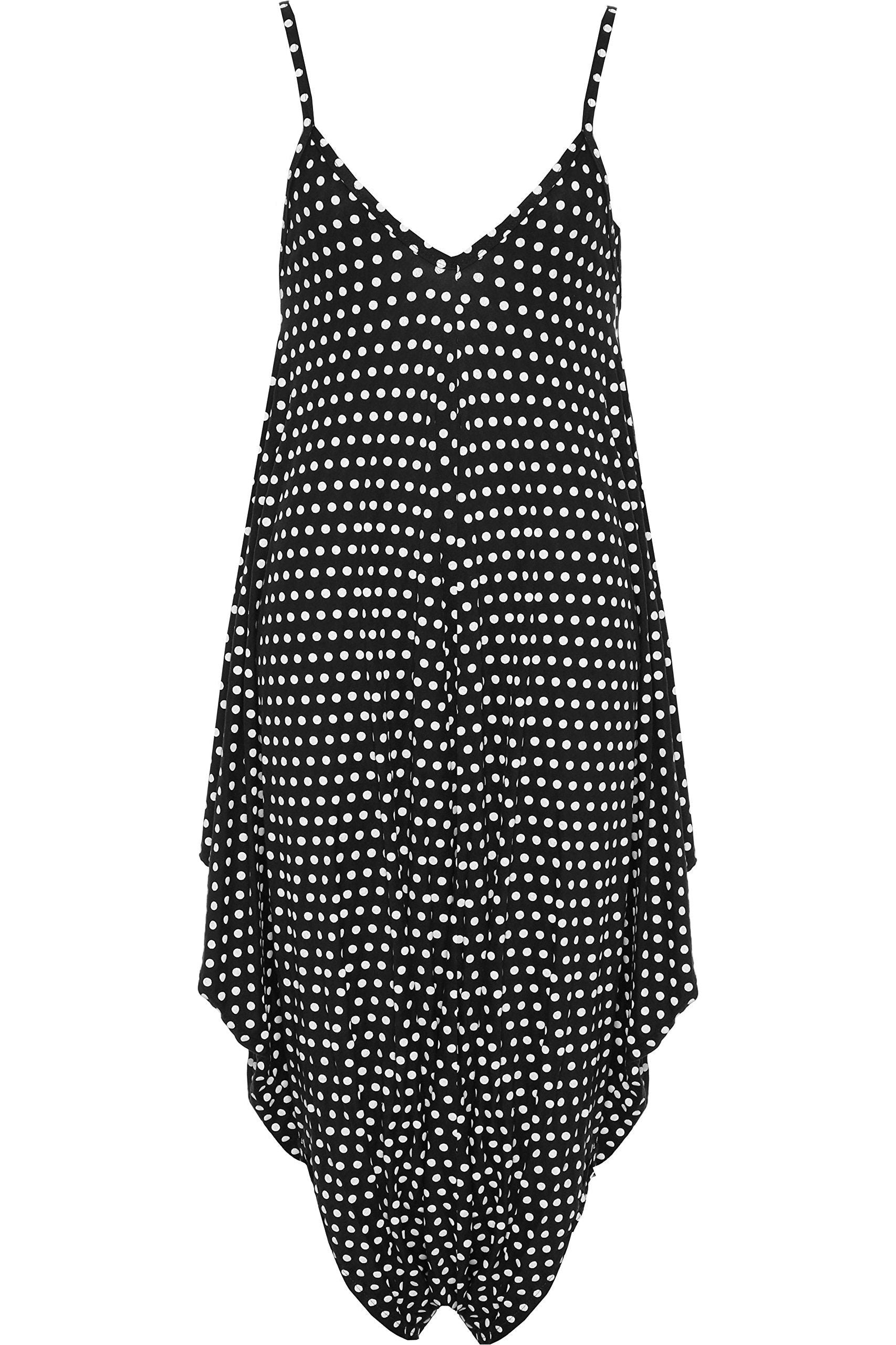 Plus Size Lagenlook Strappy Baggy Harem Jumpsuit 16-22 Jumpsuit WearAll