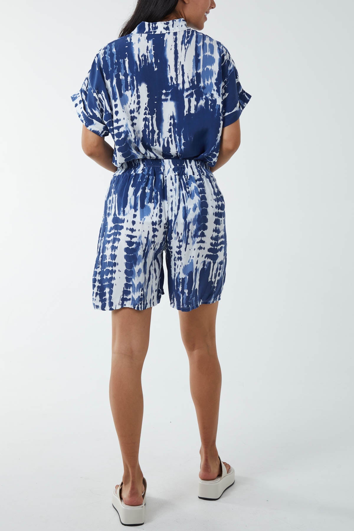 Tie Dye Co-Ord Set with Shorts Co-Ords WearAll