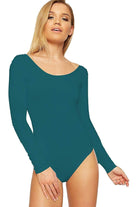 Annabelle Plain Long Sleeve Bodysuits Bodysuit WearAll
