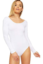Annabelle Plain Long Sleeve Bodysuits Bodysuit WearAll