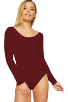 Annabelle Plain Long Sleeve Bodysuits Bodysuit WearAll