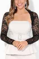Cropped Lace Bolero Shrug Tops WearAll