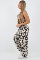 Dungaree Leopard Print Jersey Jumpsuits Dungarees WearAll
