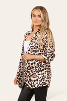 Blazer Leopard Print Jacket Jackets & Coat WearAll