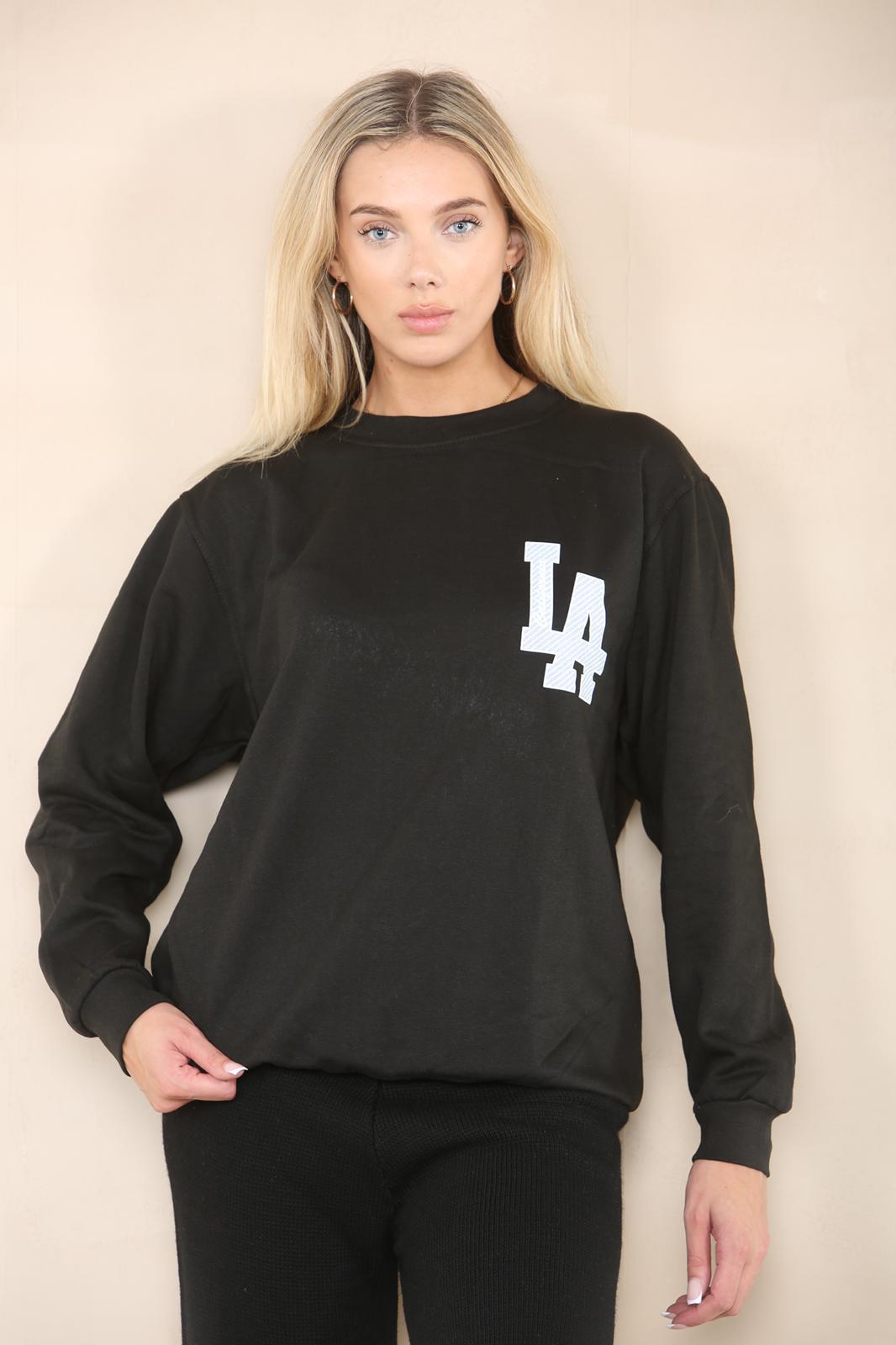 LA California Sweatshirt Sweatshirt WearAll Black 8-16
