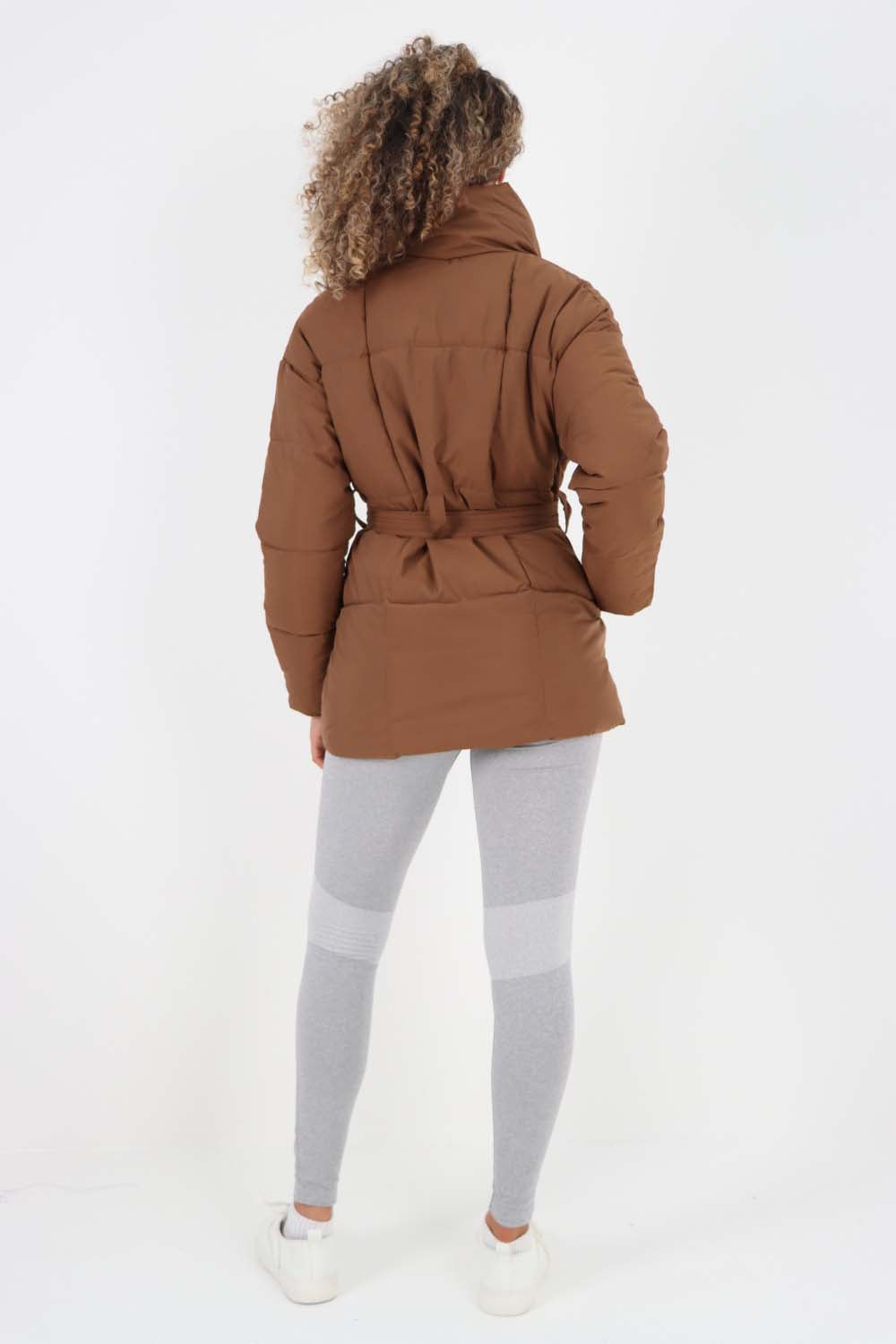 Italian Belted Hooded Jacket Coat Jackets & Coat WearAll