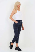 Italian Drawstring Camo Side Pockets Trousers Trouser WearAll
