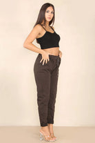 Italian Glitter Drawstring Waistband Magic Pants Trouser WearAll