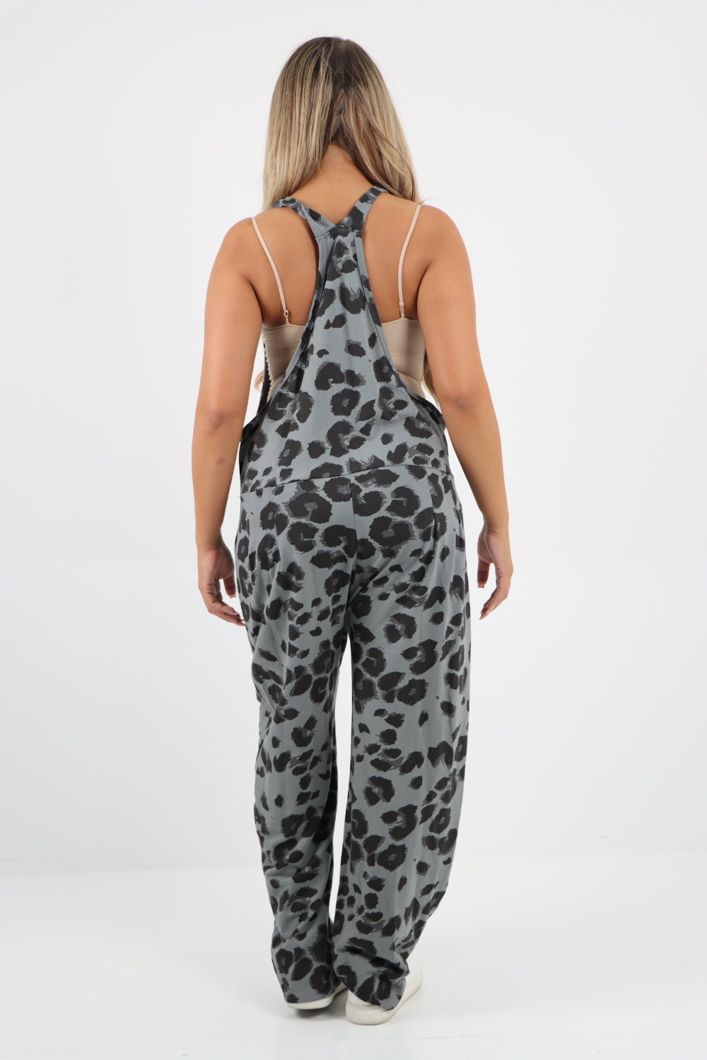 Dungaree Leopard Print Jersey Jumpsuits Dungarees WearAll