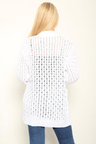Cable Knitted Open Pocket Cardigan Knitted Cardigan WearAll