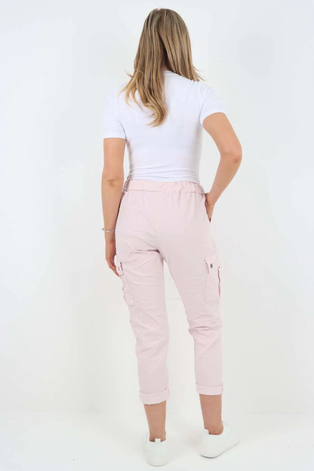 Italian Drawstring Waistband Magic Cargo Trouser Trouser WearAll