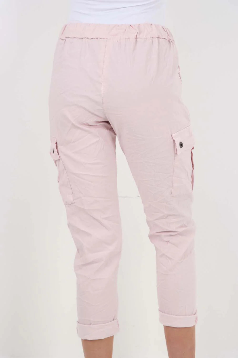 Italian Drawstring Waistband Magic Cargo Trouser Trouser WearAll