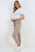 Italian Drawstring Waistband Magic Cargo Trouser Trouser WearAll